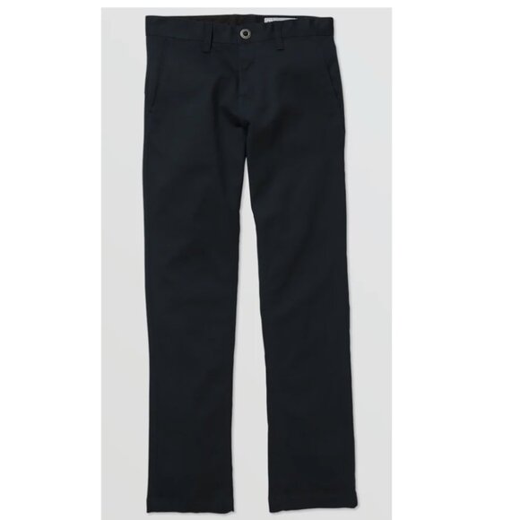 Volcom-Navy Blue Modern fit chino pant - Youth size 28 (XL) - Picture 1 of 6
